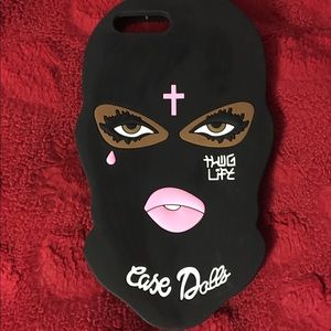 Thug Life Ski Mask Black Cell phone case iPhone 7+